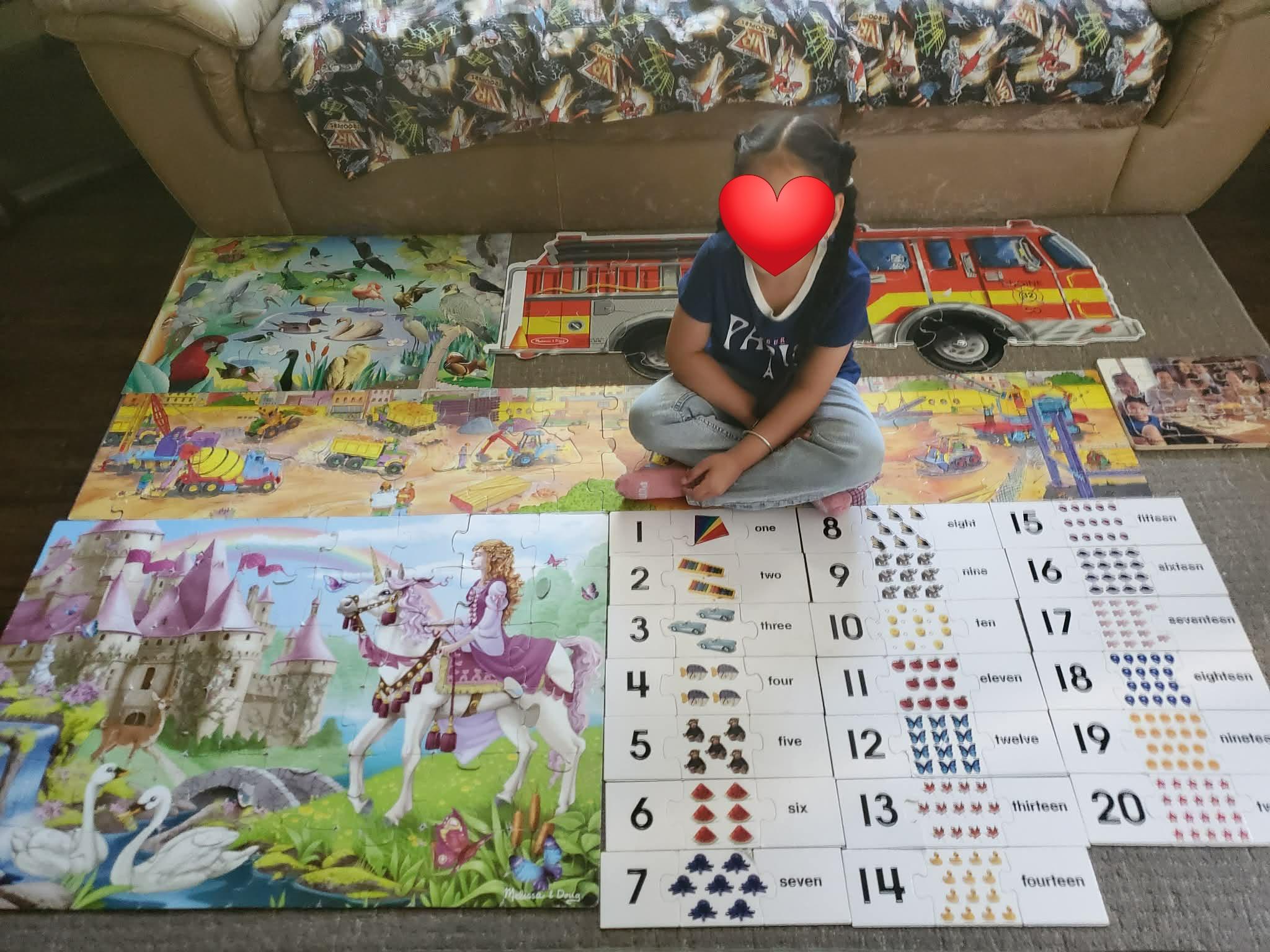 Early learning activities at Little Stars Daycare